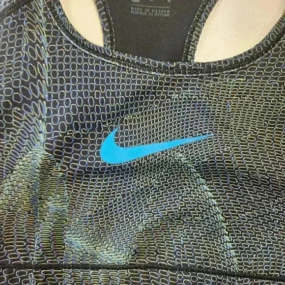Nike Pattern Women's Racerback Sports Bra M - Picture 3 of 8